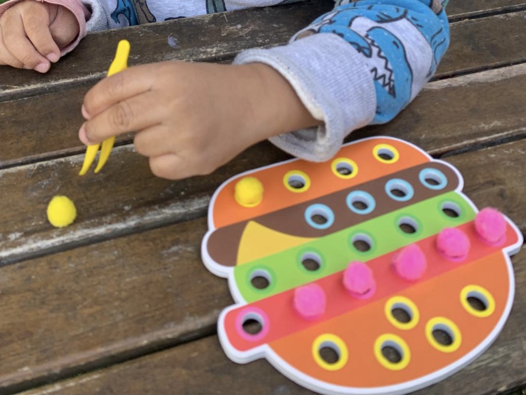 A child building skills through therapy 3